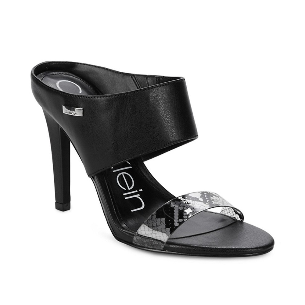 COPY - Calvin Klein Shayna PVC Mule Sandals
